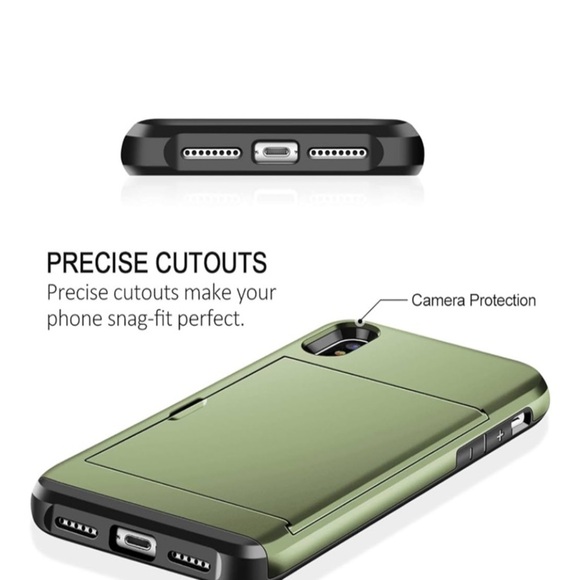 2 iPhone X/XS Case Black and olive - Picture 17 of 17